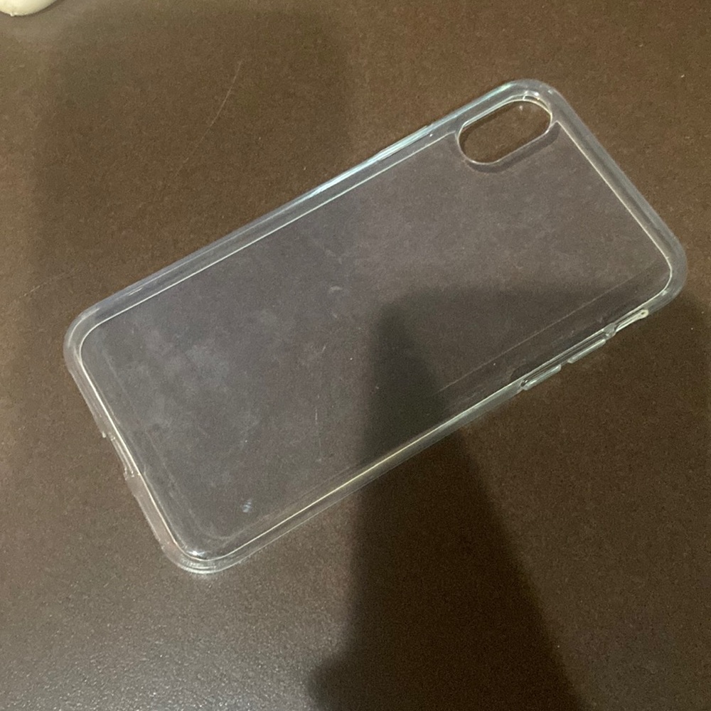 Clear iPhone X case